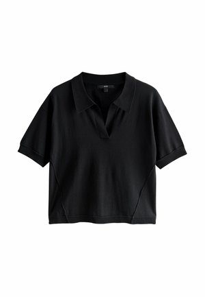 REGULAR FIT - RICH SOFT TOUCH - Poloshirt - black