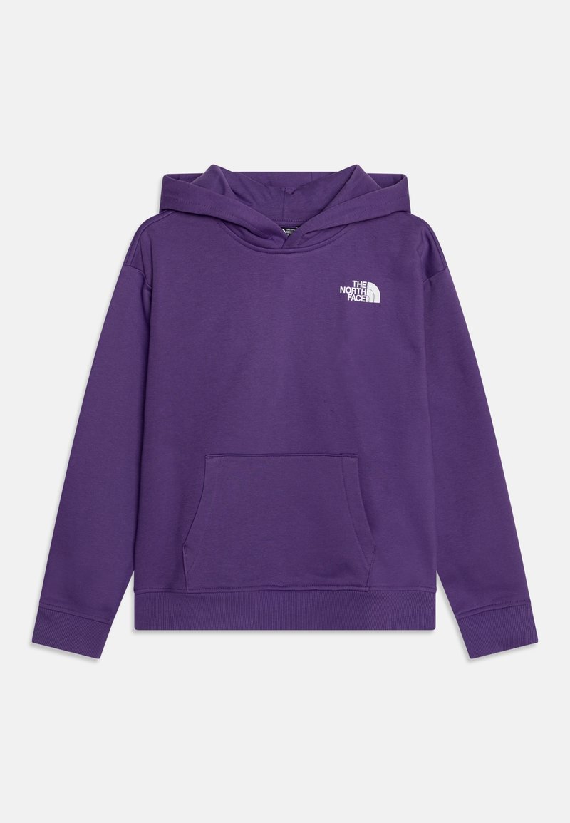 The North Face VERTICAL GRAPHIC OVERSIZED HOODIE UNISEX - Mikina s kapucňou - peak purple