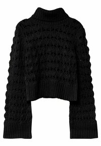 Stradivarius Jersey de punto - black