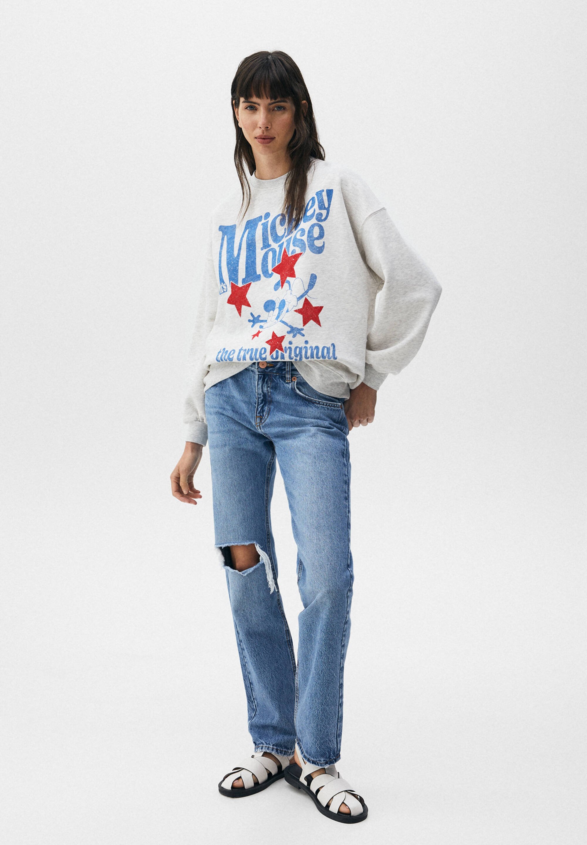 PULL\u0026BEAR MICKEY MOUSE - Sweatshirt 