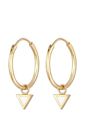 Elli HOOPS PENDANT TRIANGLE - Fülbevalók - gold-coloured