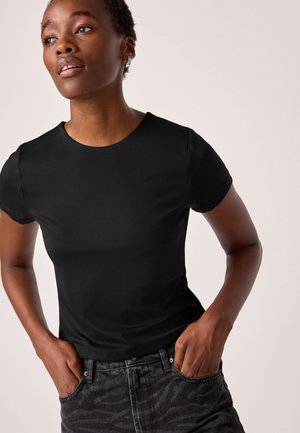 Next, SHORT SLEEVE SLINKY T-SHIRT - REGULAR FIT - Camiseta estampada - black