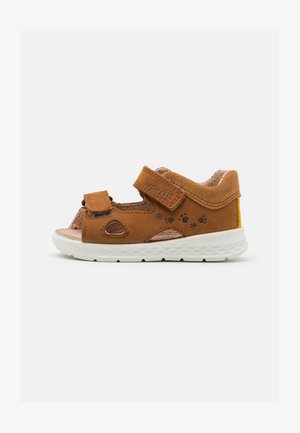 LAGOON - Baby shoes - braun/gelb