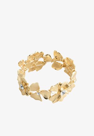 Next, FLOWER SPARKLE STRETCH BRACELET . - Armband - gold tone