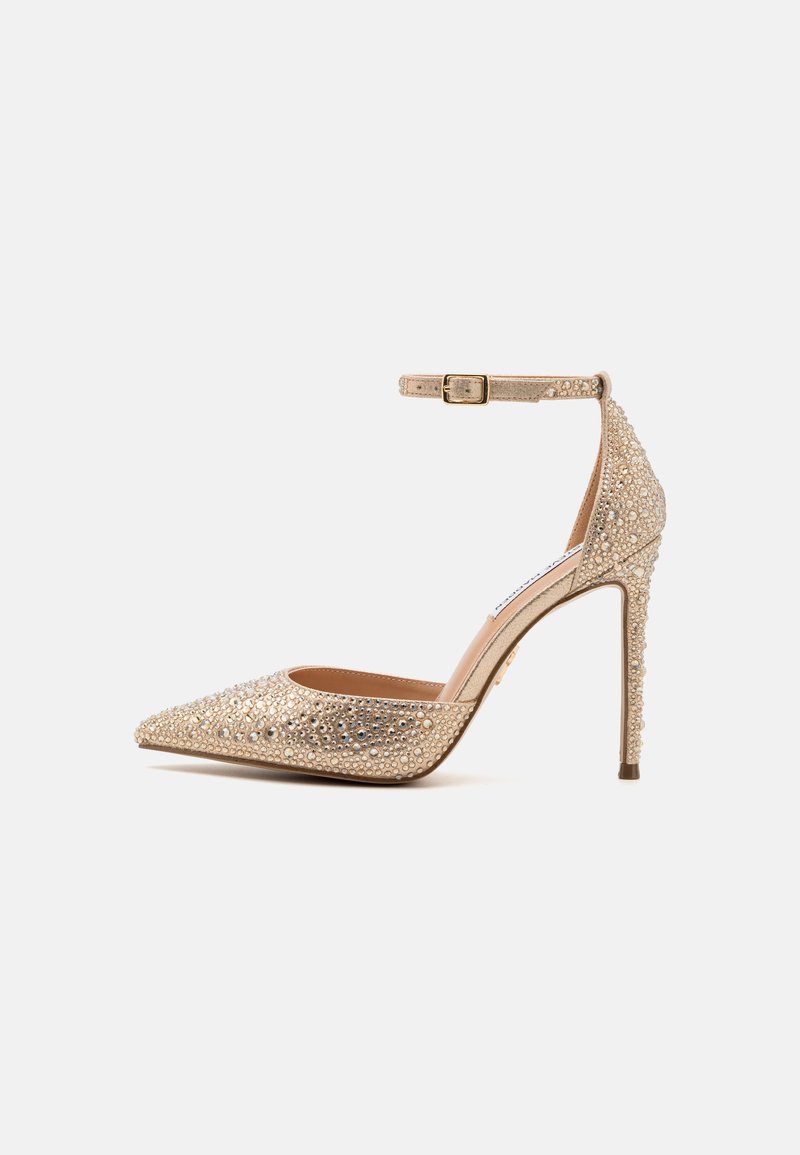Steve Madden Vala - Décolleté da Donna in, Platino, 40 EU Steve Madden Vala - Décolleté da Donna in, Platino, 40 EU
