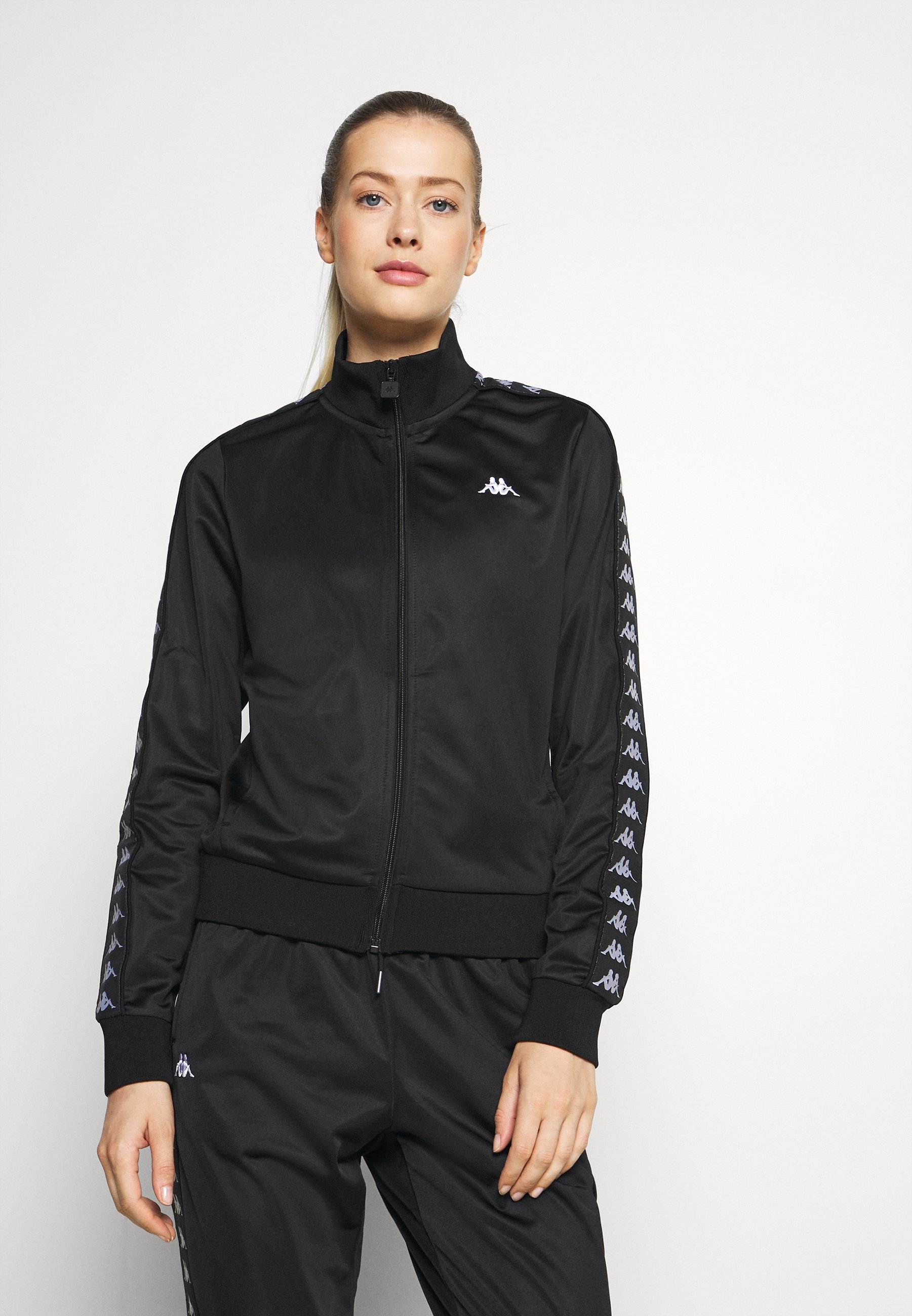 Kappa JAGY - Chándal - caviar/negro - Zalando.es