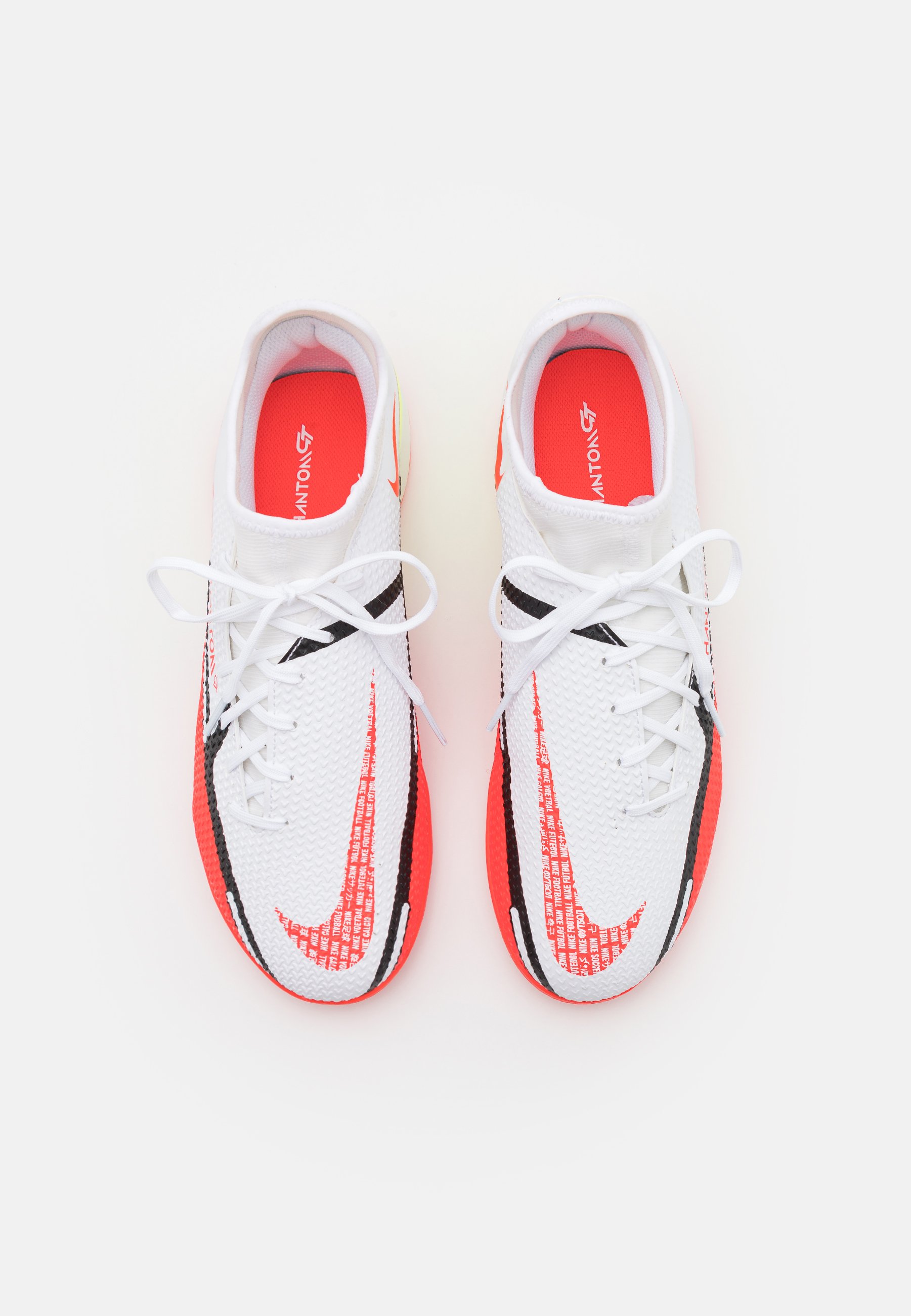 Nike Performance PHANTOM GT2 ACADEMY DF IC - Botas de fútbol sin tacos -  white/bright crimson/volt/blanco - Zalando.es