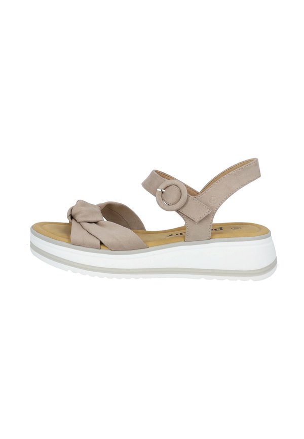 EBELLI - Plateausandalette - grau