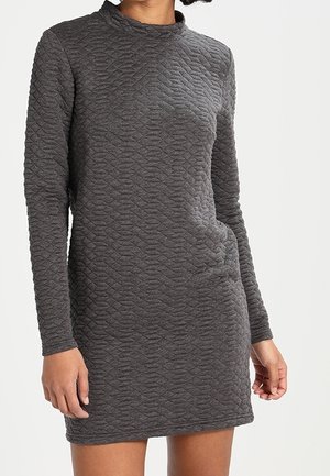JDY Vestito di maglina - mottled dark grey