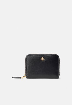 LEATHER CONTINENTAL WALLET - Portemonnee - black