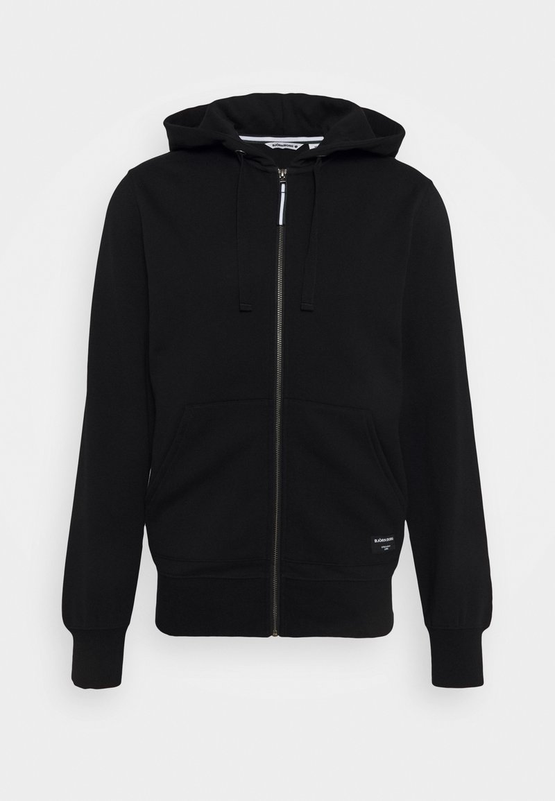 Björn Borg - CENTRE ZIP HOODIE - Vetoketjullinen college - black beauty, Suurenna