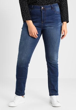 EXTRA SLIM NILLE JEANS MIT HOHER TAILLE - Džíny Slim Fit - blue washed