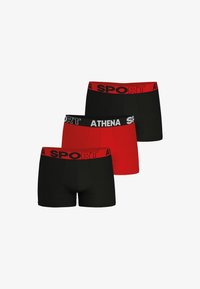 Non sélectionné, noir rouge noir