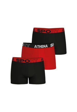 3 PACK - Boxers - noir rouge noir