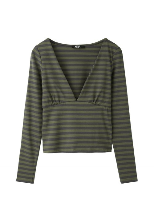 Stradivarius Under Bust Cut top · verde scuro