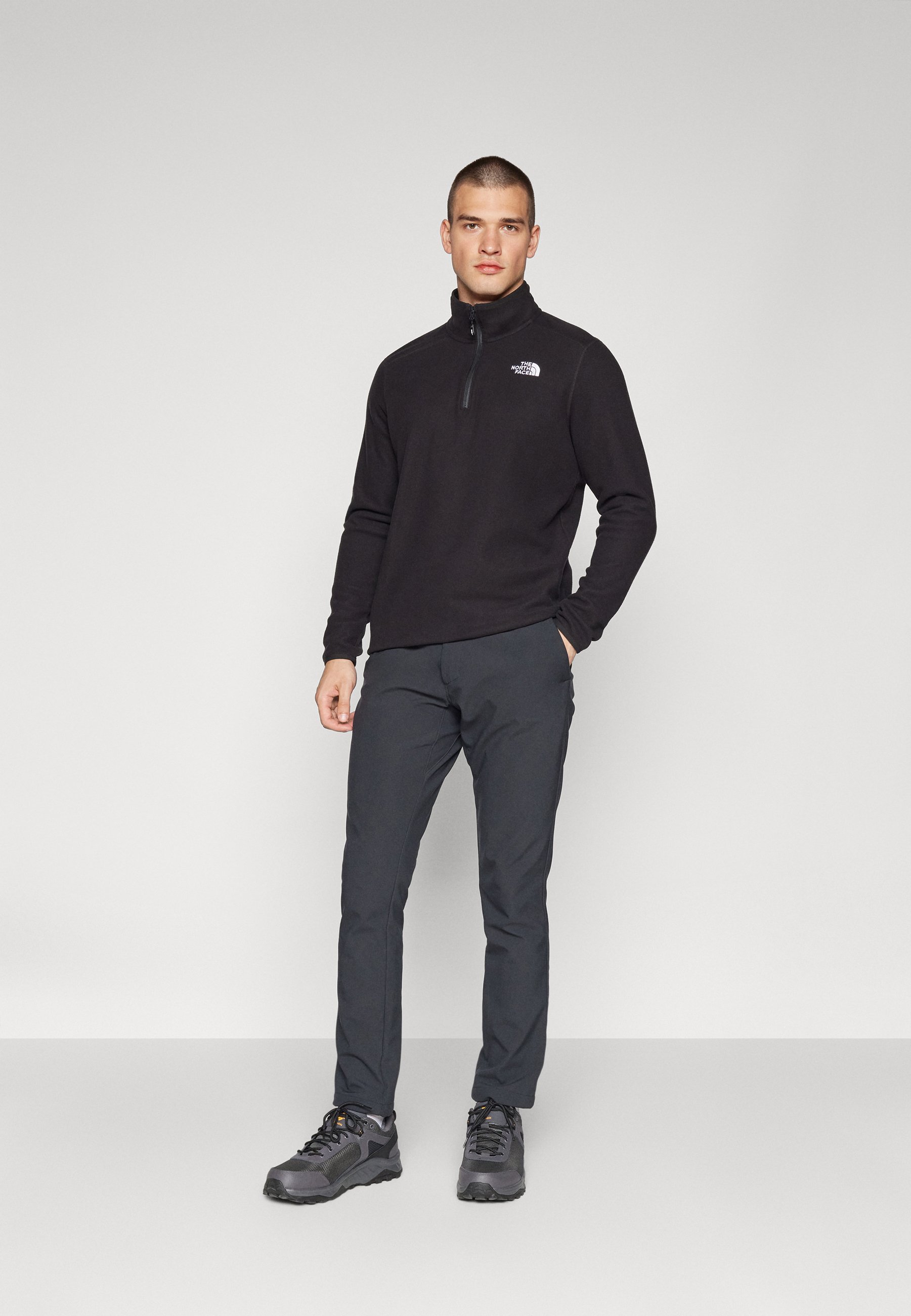 The North Face GLACIER 1/4 ZIP - Felpa in pile - black/nero