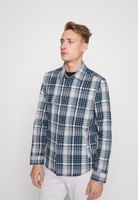 Marc O'Polo OVERSHIRT LONG SLEEVE - Casaco leve - multi/stormy sea