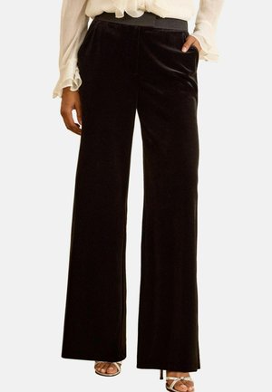 PETITE FIT - WIDE LEG - Broek - black