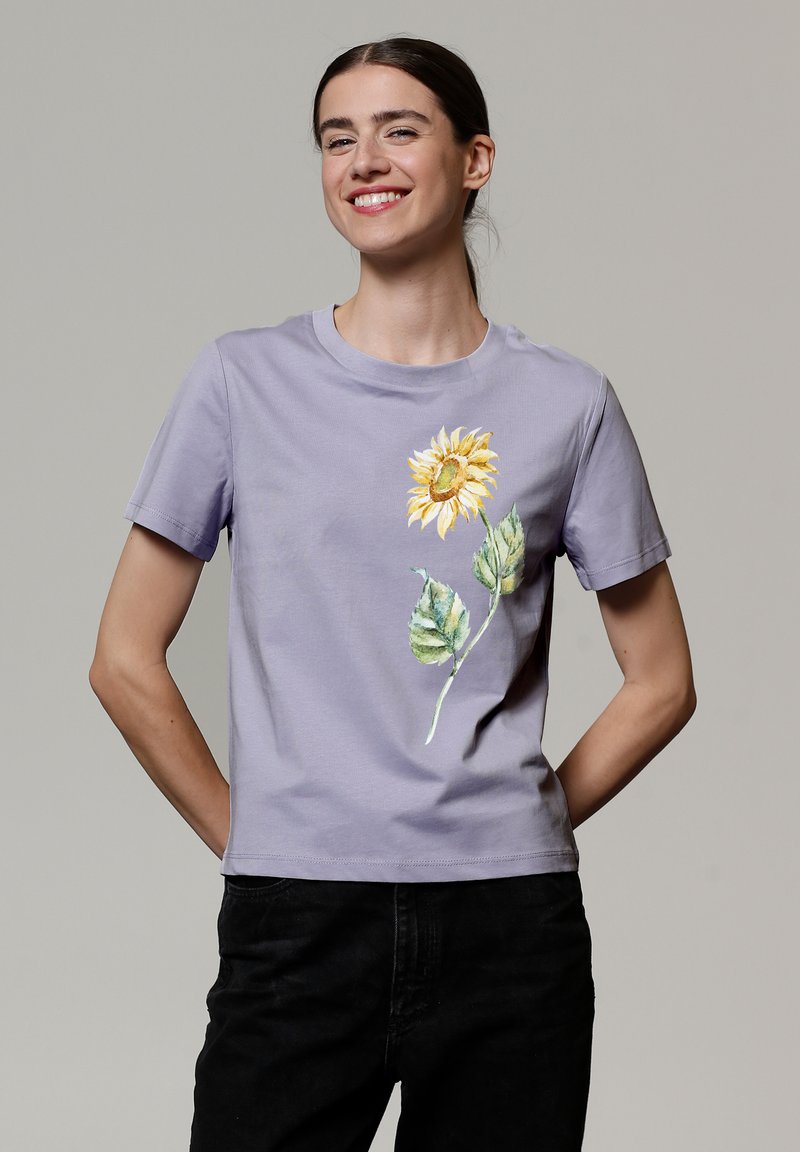 watapparel SONNENBLUME - T-shirt print - lavender