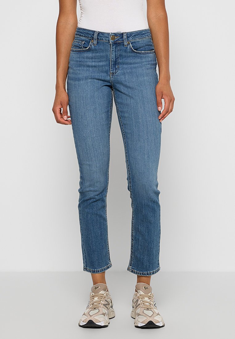 Lee Straight leg jeans gemêleerd donkerblauw