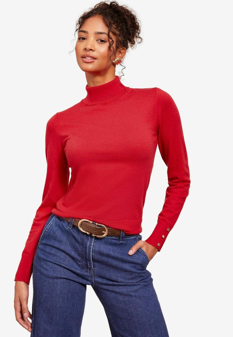 Friends Like These ROLL NECK - REGULAR FIT - Strickpullover - red