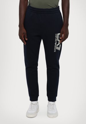 EA7 Emporio Armani PANTALONI - Pantalones deportivos - blue