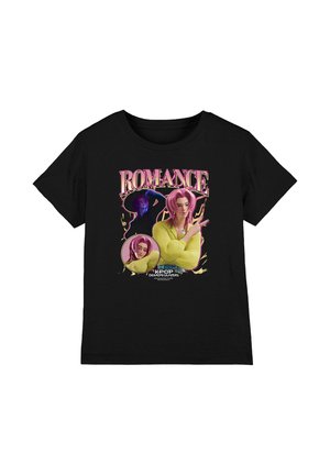 NETFLIX, KPOP DEMON HUNTERS SAJA BOYS ROMANCE HOMAGE UNISEX - T-Shirt print - black