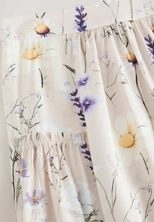 Next LIGHTWEIGHT - Maxirock - ecru floral
