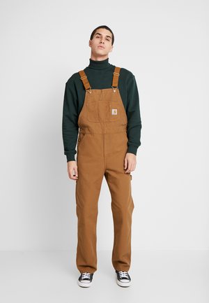 BIB OVERALL - Peto denim - hamilton brown rinsed