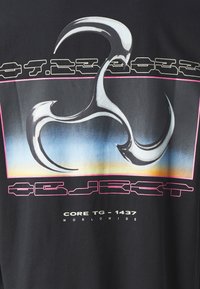 Jack & Jones JCOREFLECT TEE CREW NECK UNISEX - T-shirts med print - black