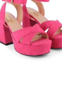 Blogger Sandalias de tacón - rosa