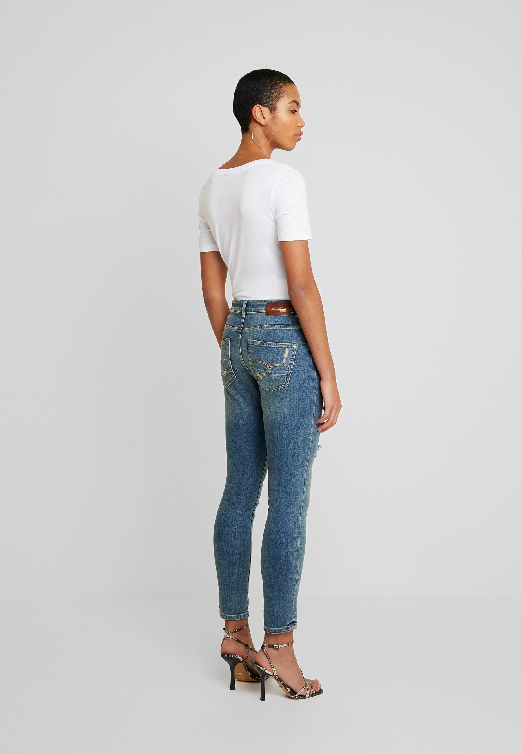 Mos Mosh BRADFORD WORKED Jeans Skinny Fit blue denim Mos Mosh BRADFORD WORKED - Jeans Skinny Fit - blue denim