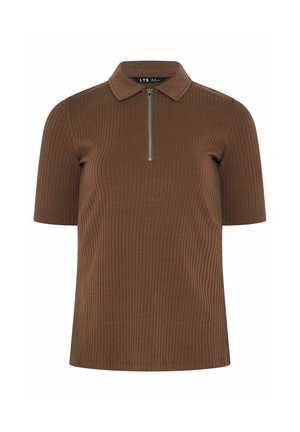Long Tall Sally, TALL DAY TOPS - Polo - chocolate