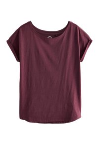Unselected, burgundy red