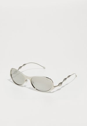 Diesel UNISEX - Sunglasses - shiny silver-coloured