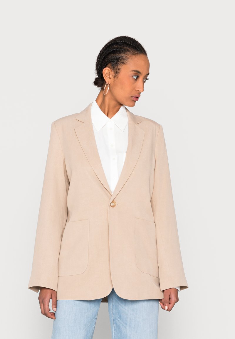 Damen Leichte Jacken | someday. NISAR Blazer sand stone/sand - NL11368 Damen Leichte Jacken | someday. NISAR Blazer sand stone/sand - NL11368