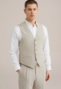 WE Fashion - Suit waistcoat - beige Thumbnail Image 1