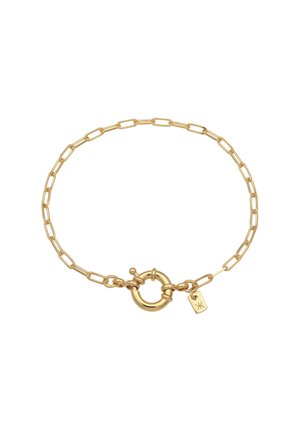 GLIEDER OVAL FEDER - Armband - gold-coloured