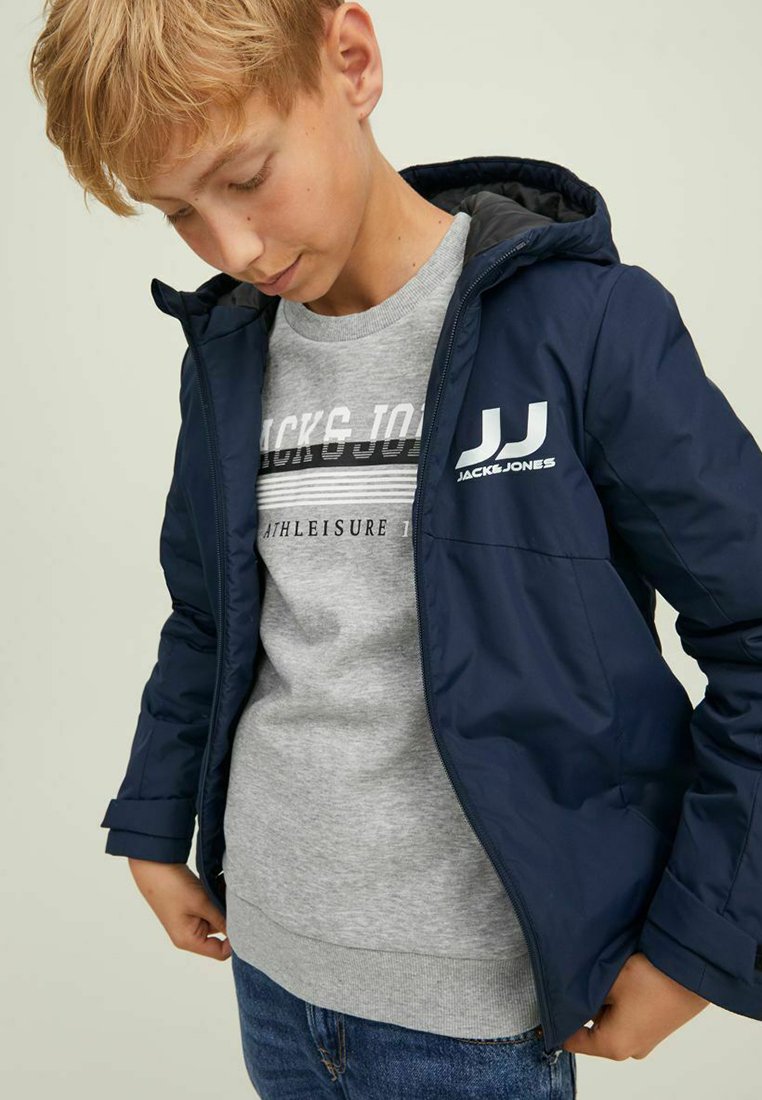 Kinder Pullover | Jack & Jones Junior Sweatshirt light grey melange/grau - KM54067 Kinder Pullover | Jack & Jones Junior Sweatshirt light grey melange/grau - KM54067