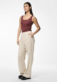 Pieces PCVINSTY NOOS  - Broek - oatmeal