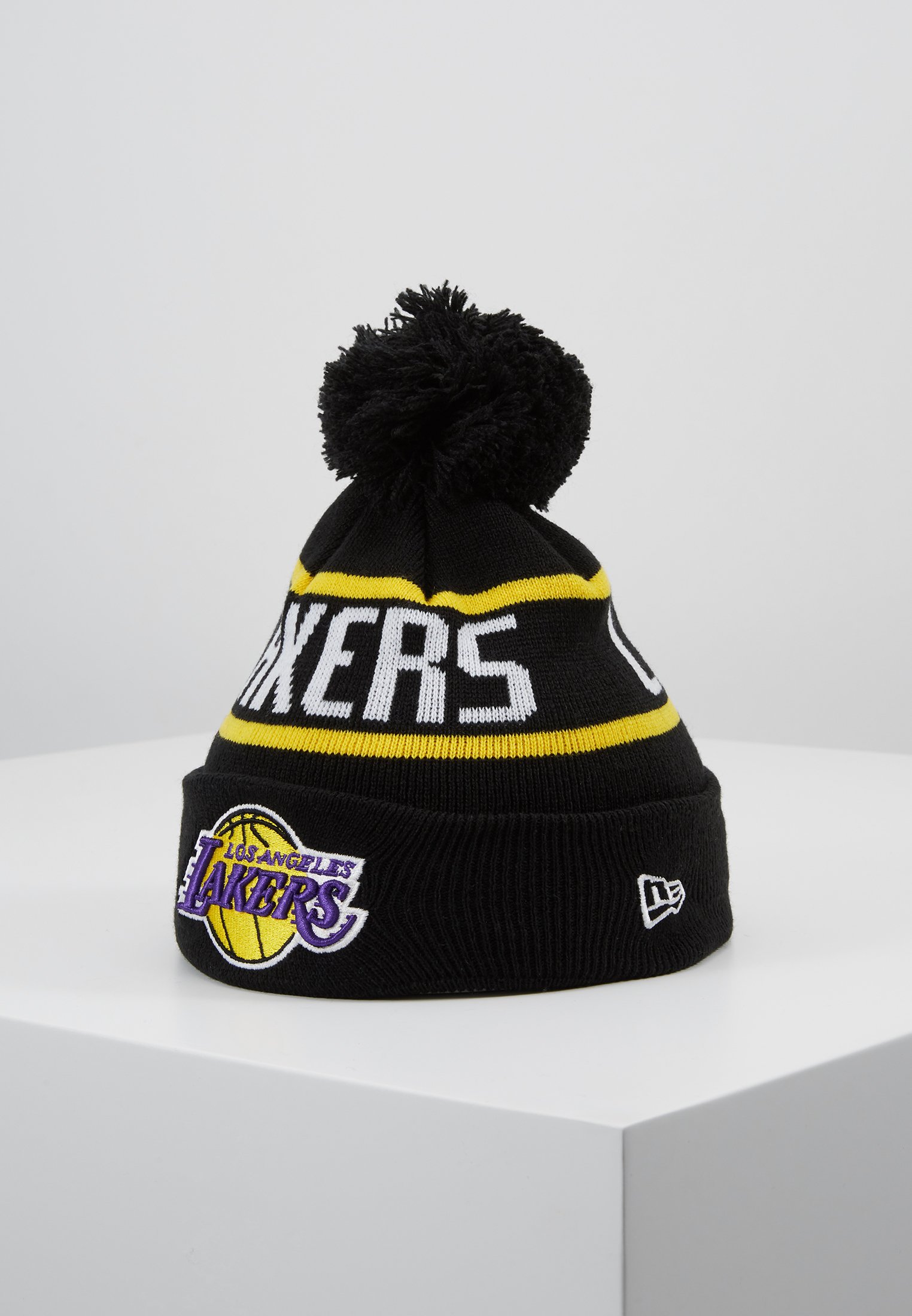 Bonnet lakers noir Clearance