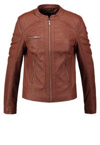 Even&Odd Kunstlederjacke - cognac