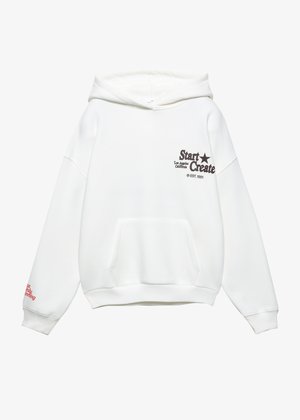 GRAPHIC - Sweat à capuche - white