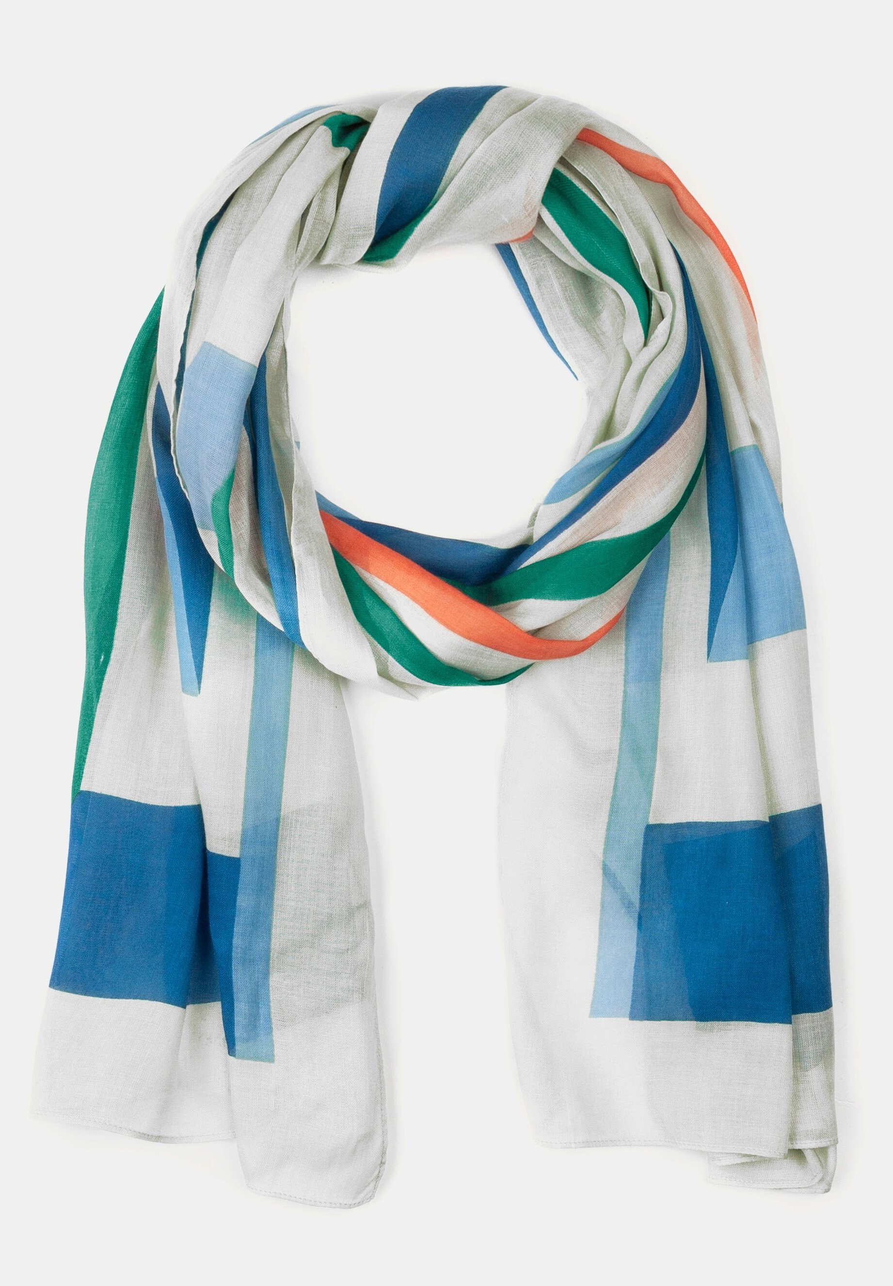 echarpe multicolore