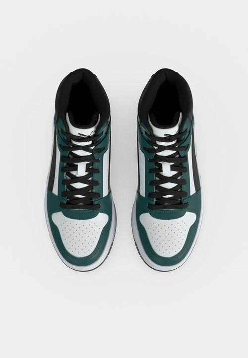 PUMA REBOUND SLAM MID JR UNISEX - High-top trainers - herb garden/black/white — foto 5