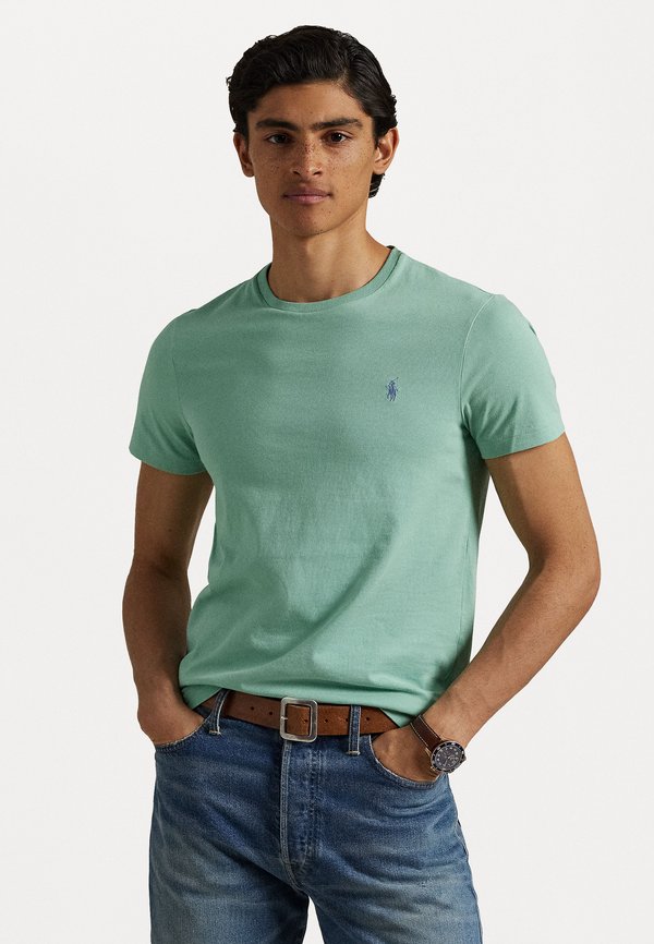 CUSTOM SLIM FIT JERSEY CREWNECK T-SHIRT - Basic T-shirt - celadon