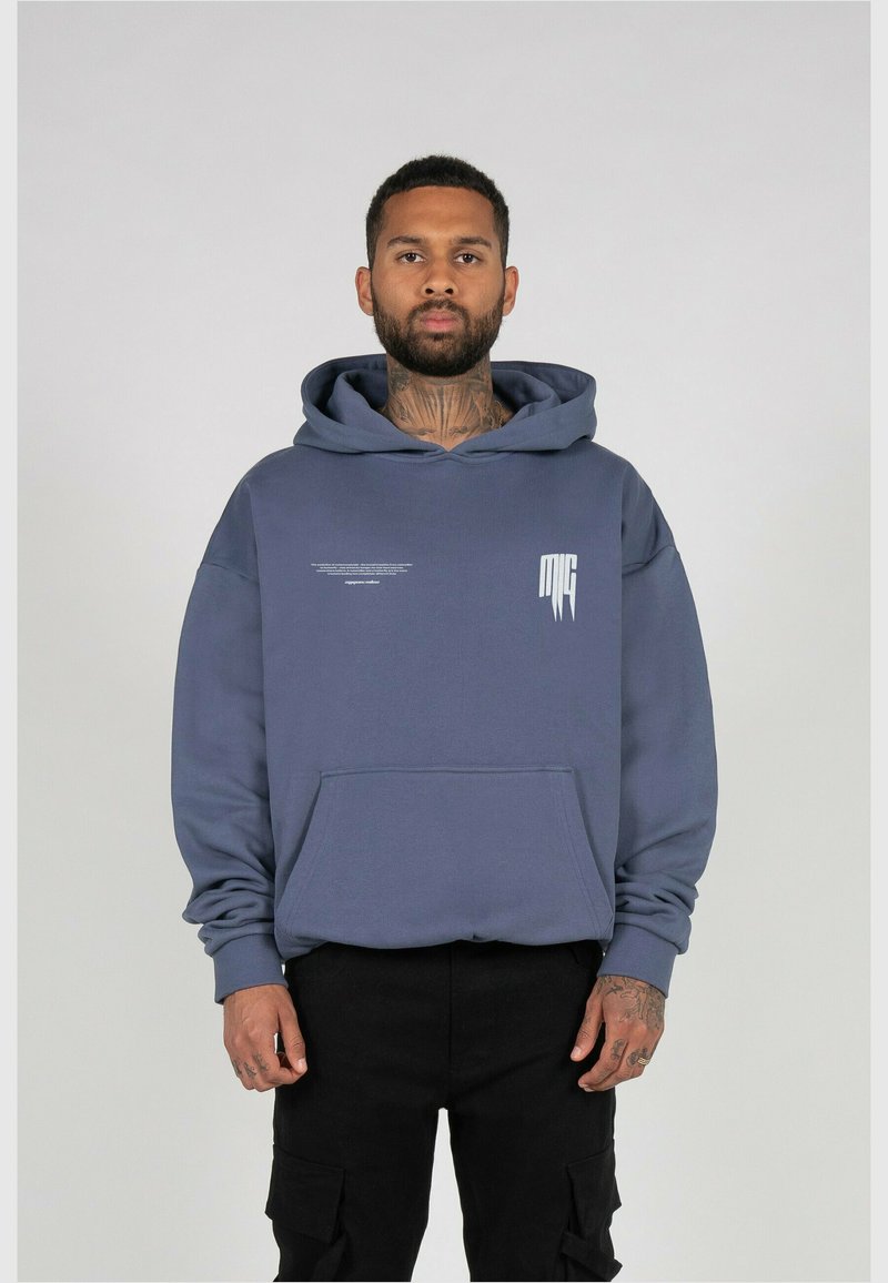 MJ Gonzales METAMORPHOSE HEAVY - Kapuzenpullover - vintageblue 