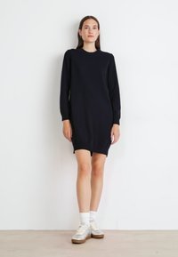 GANT DRESS - Abito in maglia - evening blue