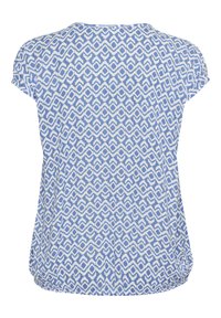 Kaffe Curve AMI STANLEY - Pluus - blue white graphic