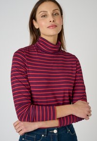 Damart SOUS MAILLE ROULÉ - Maglietta a manica lunga - violet rayé